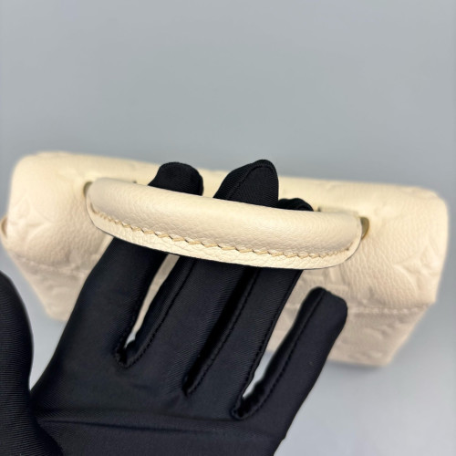 Louis Vuitton Madeleine Nano Monogram Empreinte White