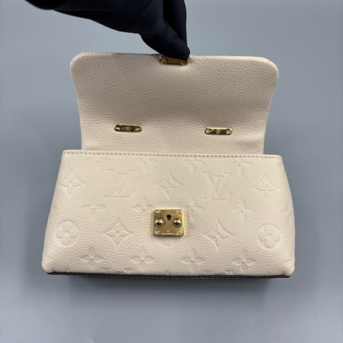 Louis Vuitton Madeleine Nano Monogram Empreinte White