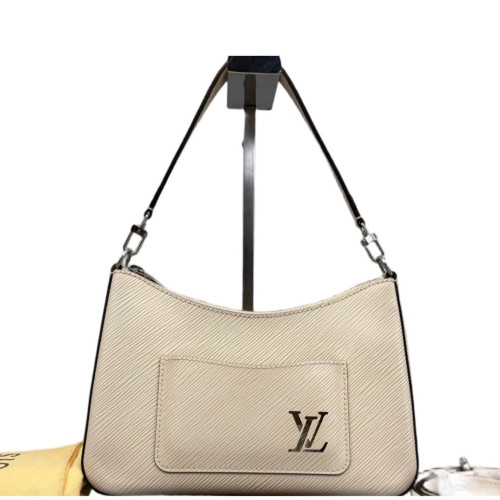 Louis Vuitton Marelle Handbag Epi White