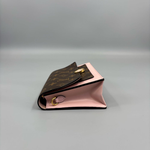 Louis Vuitton Flore Chain Wallet Monogram Brown