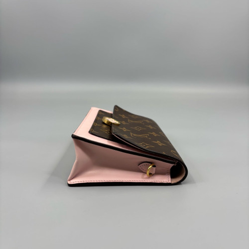Louis Vuitton Flore Chain Wallet Monogram Brown