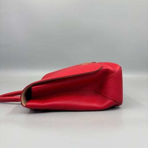 Louis Vuitton Volta Two-Way Bag Grained Calfskin Red