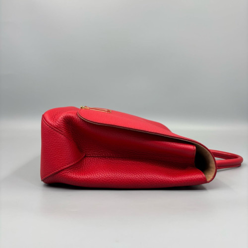 Louis Vuitton Volta Two-Way Bag Grained Calfskin Red