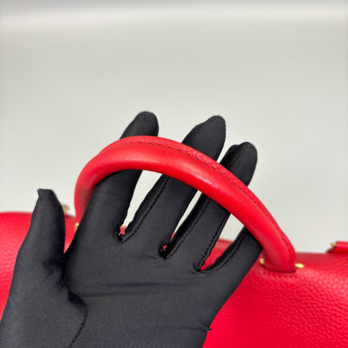 Louis Vuitton Volta Two-Way Bag Grained Calfskin Red