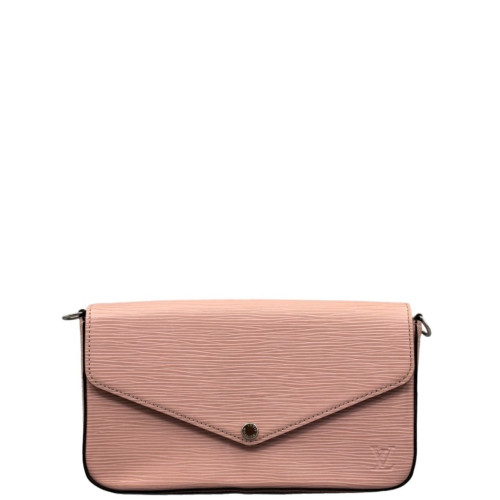 Louis Vuitton Pochette Felicie Chain Wallet Epi Pink