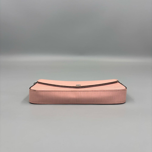 Louis Vuitton Pochette Felicie Chain Wallet Epi Pink