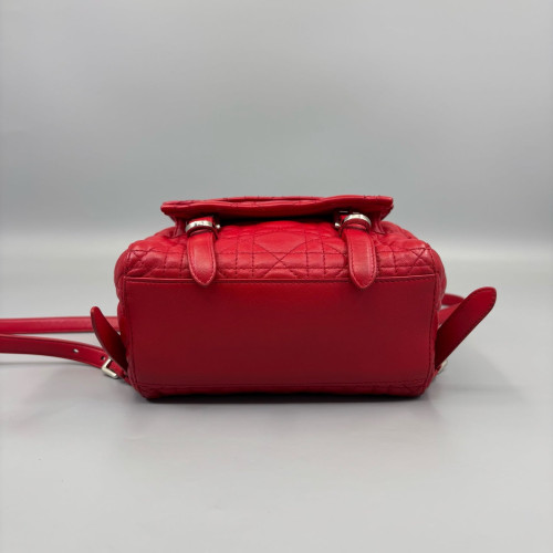 Dior Flap Backpack Lambskin Red Dior Flap Backpack Lambskin Red