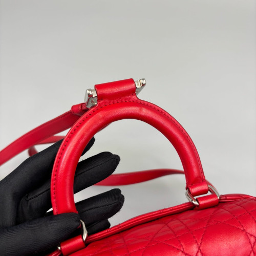 Dior Flap Backpack Lambskin Red Dior Flap Backpack Lambskin Red