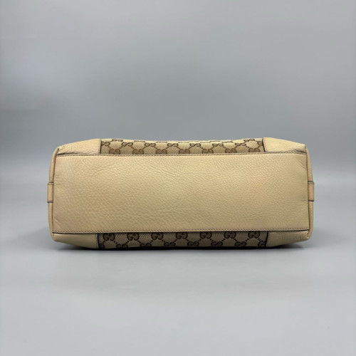 Gucci Hobo GG Supreme Monogram Brown Beige