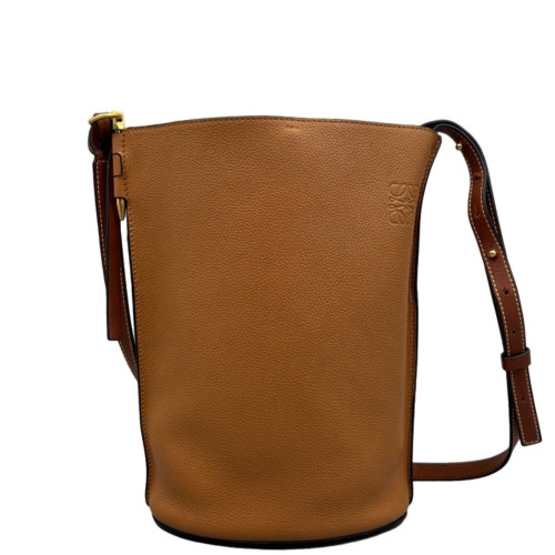Loewe Medium Gate Bucket Bag Calfskin Tan