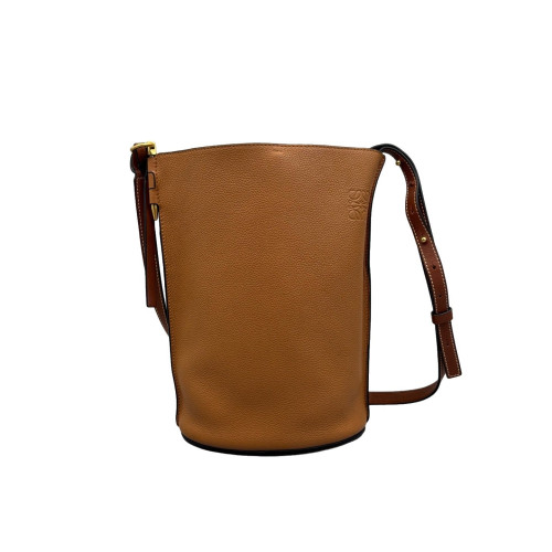 Loewe Medium Gate Bucket Bag Calfskin Tan