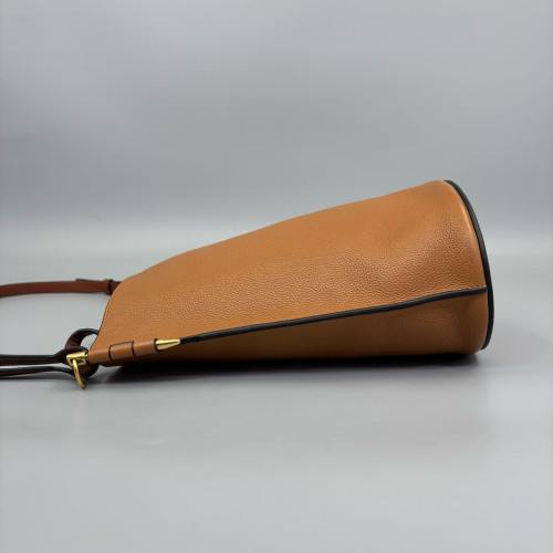 Loewe Medium Gate Bucket Bag Calfskin Tan