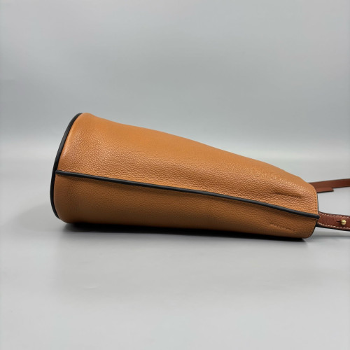 Loewe Medium Gate Bucket Bag Calfskin Tan