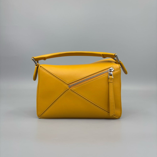 Loewe Small Puzzle Edge Calfskin Yellow
