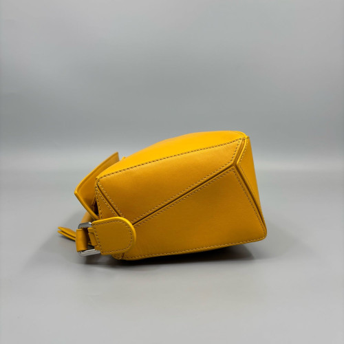 Loewe Small Puzzle Edge Calfskin Yellow