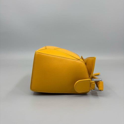 Loewe Small Puzzle Edge Calfskin Yellow