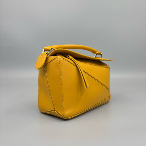 Loewe Small Puzzle Edge Calfskin Yellow