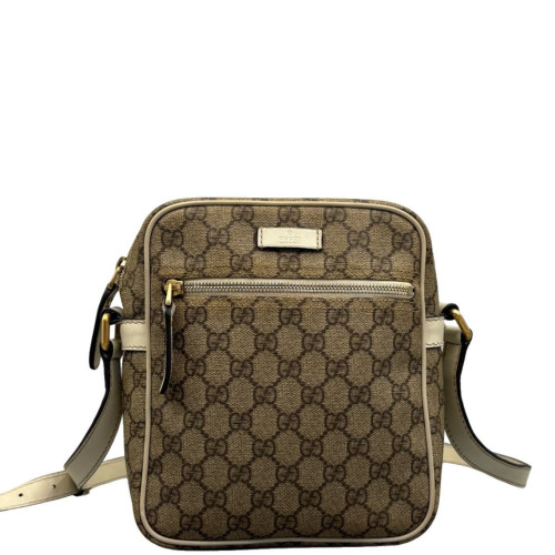 Gucci Messenger GG Supreme Monogram Brown Beige