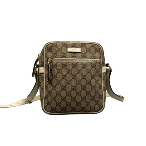 Gucci Messenger GG Supreme Monogram Brown Beige