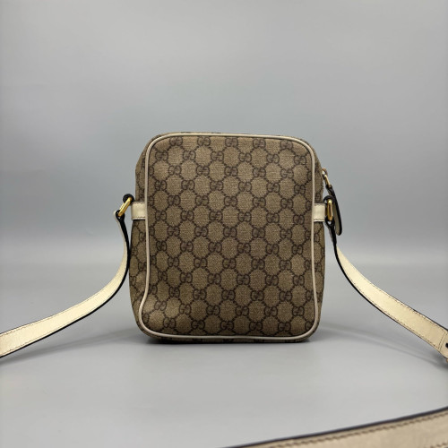 Gucci Messenger GG Supreme Monogram Brown Beige