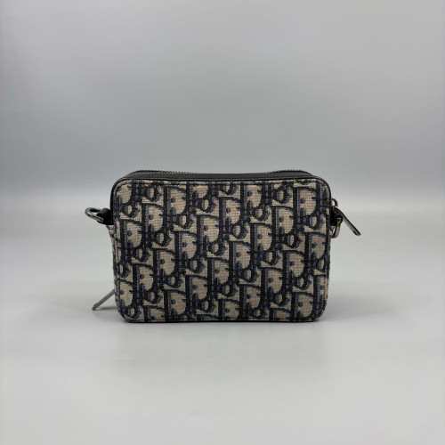 Dior Camera Case Oblique Black Beige Dior Camera Case Oblique Black Beige
