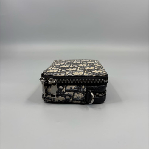 Dior Camera Case Oblique Black Beige Dior Camera Case Oblique Black Beige