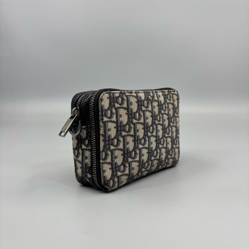 Dior Camera Case Oblique Black Beige Dior Camera Case Oblique Black Beige