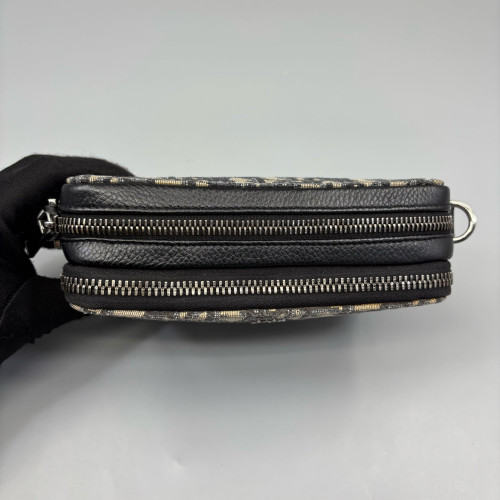Dior Camera Case Oblique Black Beige Dior Camera Case Oblique Black Beige