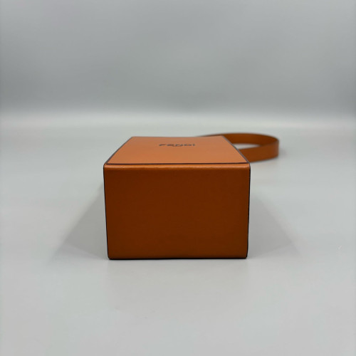 Fendi Box Bag Calfskin Tan