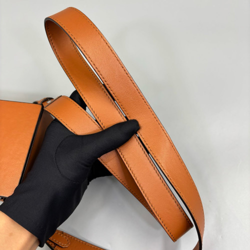 Fendi Box Bag Calfskin Tan