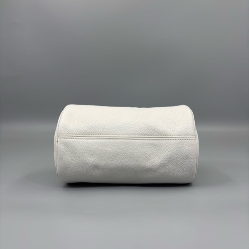 Dior Roller Messenger Bag Grained Calfskin White