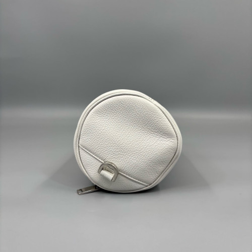 Dior Roller Messenger Bag Grained Calfskin White