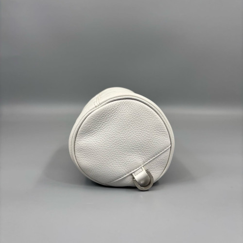 Dior Roller Messenger Bag Grained Calfskin White