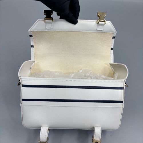 Dior Small Diorcamp Messenger Calfskin White Dior Small Diorcamp Messenger Calfskin White