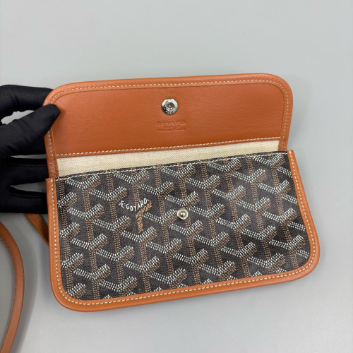 Goyard Saint Louis PM Goyardine Black Brown White