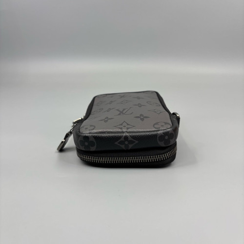Louis Vuitton Phone Holder Monogram Eclipse Black