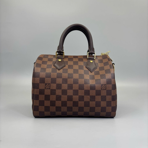 Louis Vuitton Speedy Bandouliere 25 Damier Ebene Brown Louis Vuitton Speedy Bandouliere 25 Damier Ebene Brown