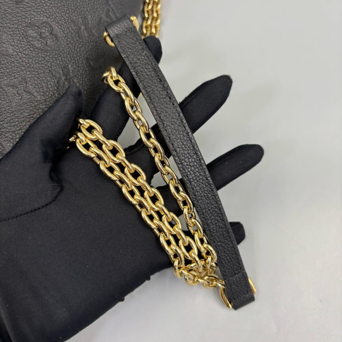 Louis Vuitton Flap Bag Monogram Empreinte Black