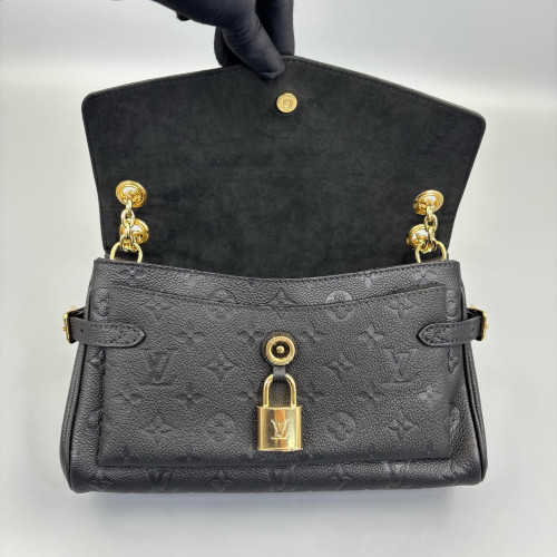 Louis Vuitton Flap Bag Monogram Empreinte Black