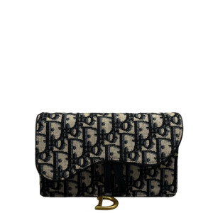 Dior Waist Belt Bag Oblique Black Beige Dior Waist Belt Bag Oblique Black Beige