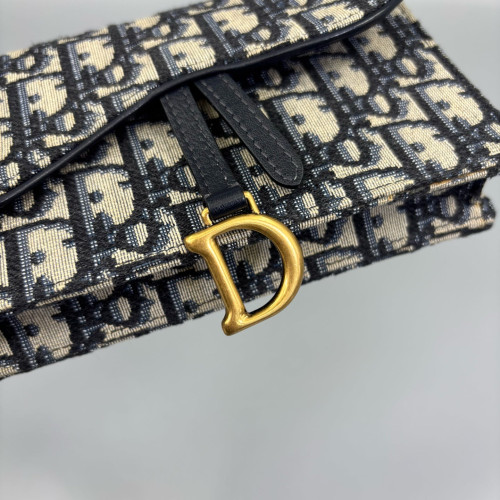 Dior Waist Belt Bag Oblique Black Beige