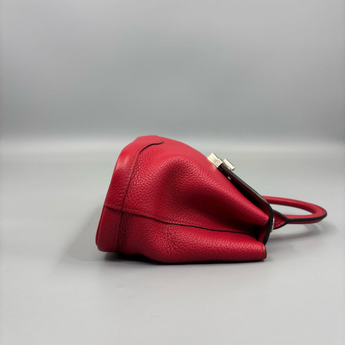 Moynat Gabrielle Bb Calfskin Red