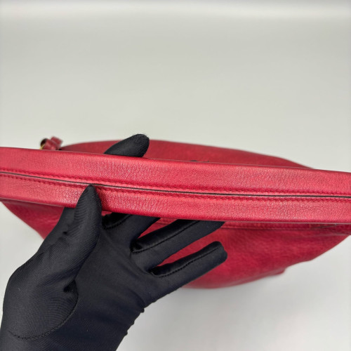 Gucci Hobo Grained Calfskin Red Gucci Hobo Grained Calfskin Red