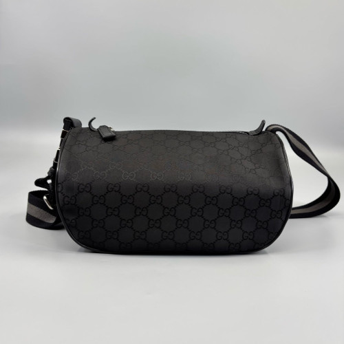 Gucci Waist Belt Bag GG Supreme Monogram Black