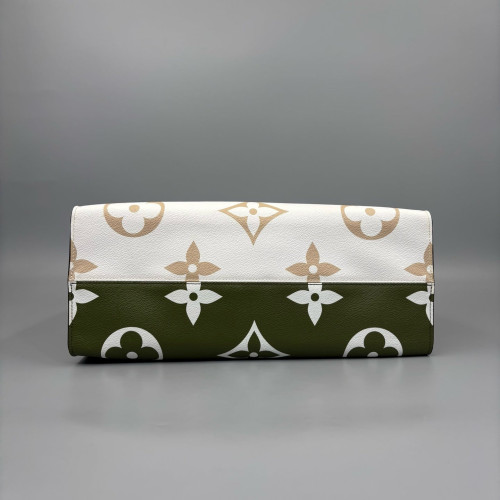 Louis Vuitton Onthego GM Monogram Monogram Giant White Green Louis Vuitton Onthego GM Monogram Monogram Giant White Green