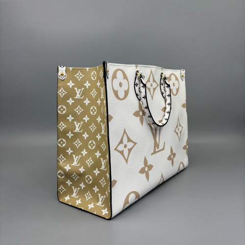 Louis Vuitton Onthego GM Monogram Monogram Giant White Green Louis Vuitton Onthego GM Monogram Monogram Giant White Green