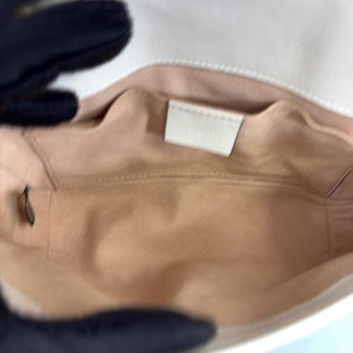 Gucci Mini GG Marmont Calfskin White