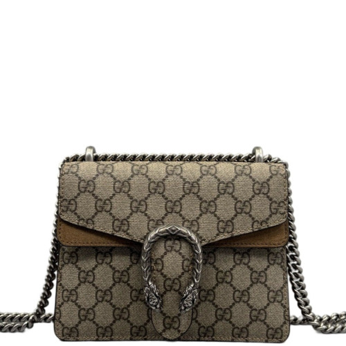 Gucci Small Dionysus GG Monogram Light Tan Grey Brown Gucci Small Dionysus GG Monogram Light Tan Grey Brown