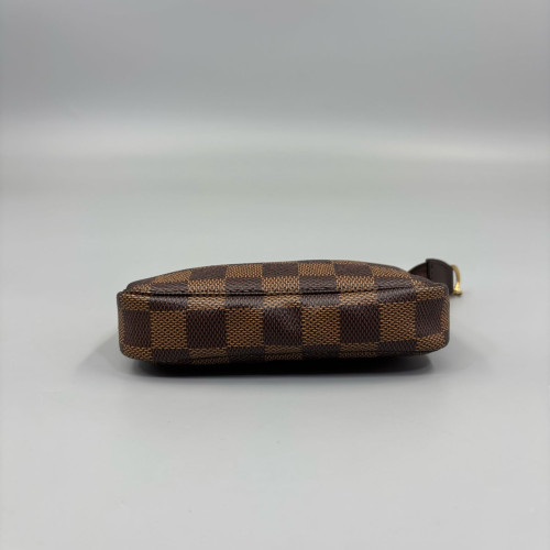 Louis Vuitton Mini Pochette Accessories Damier Ebene Brown