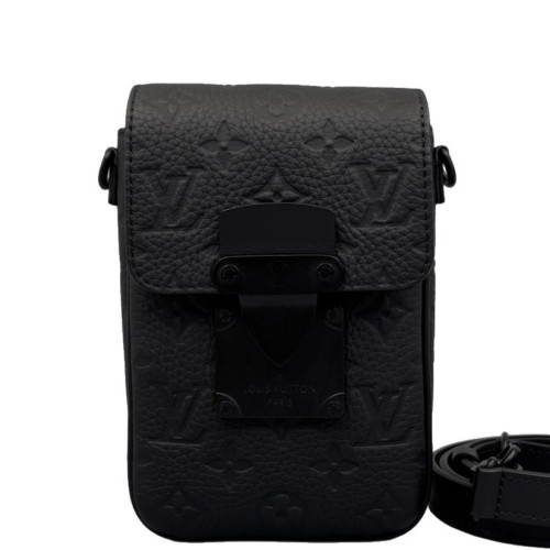 Louis Vuitton S Lock Wearable Wallet Calfskin Black
